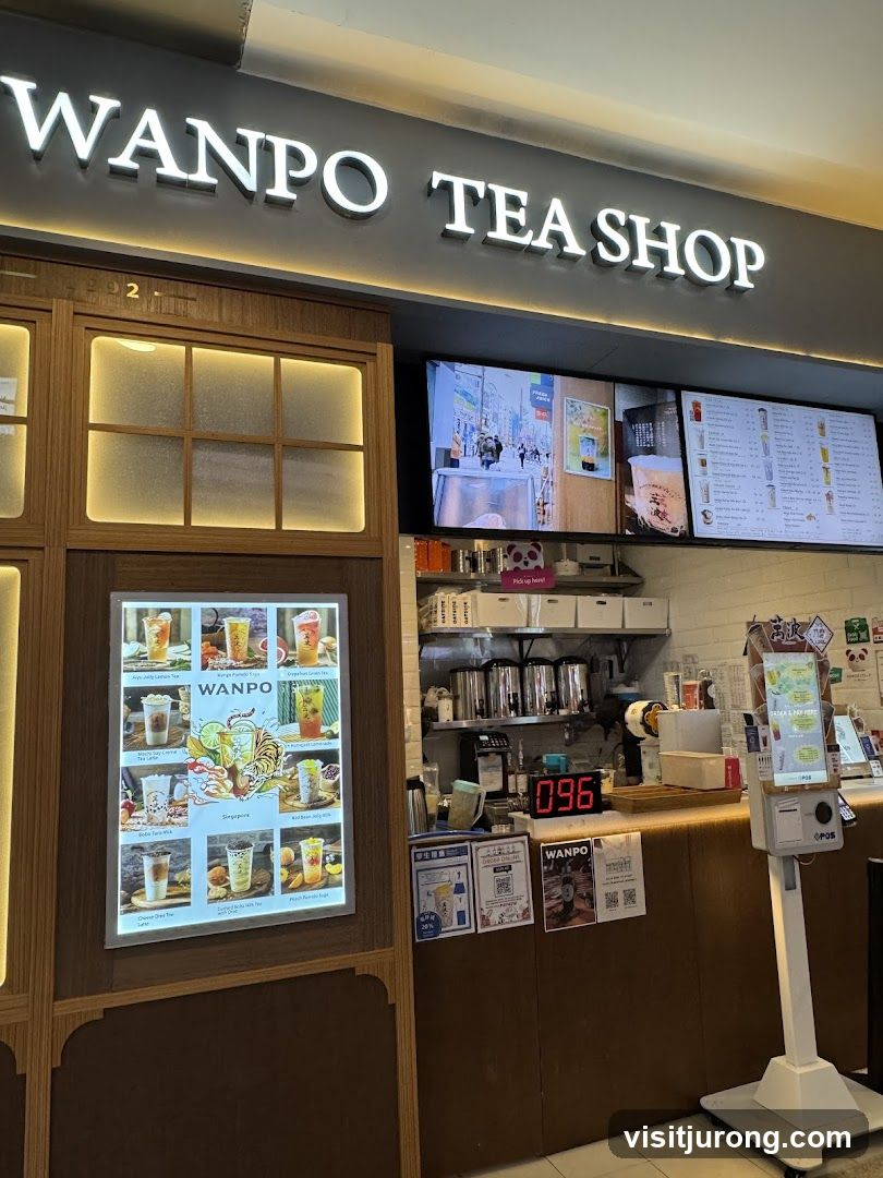 Wanpo Tea Shop Counter