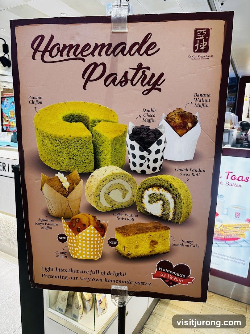 Homemade Pastry Menu