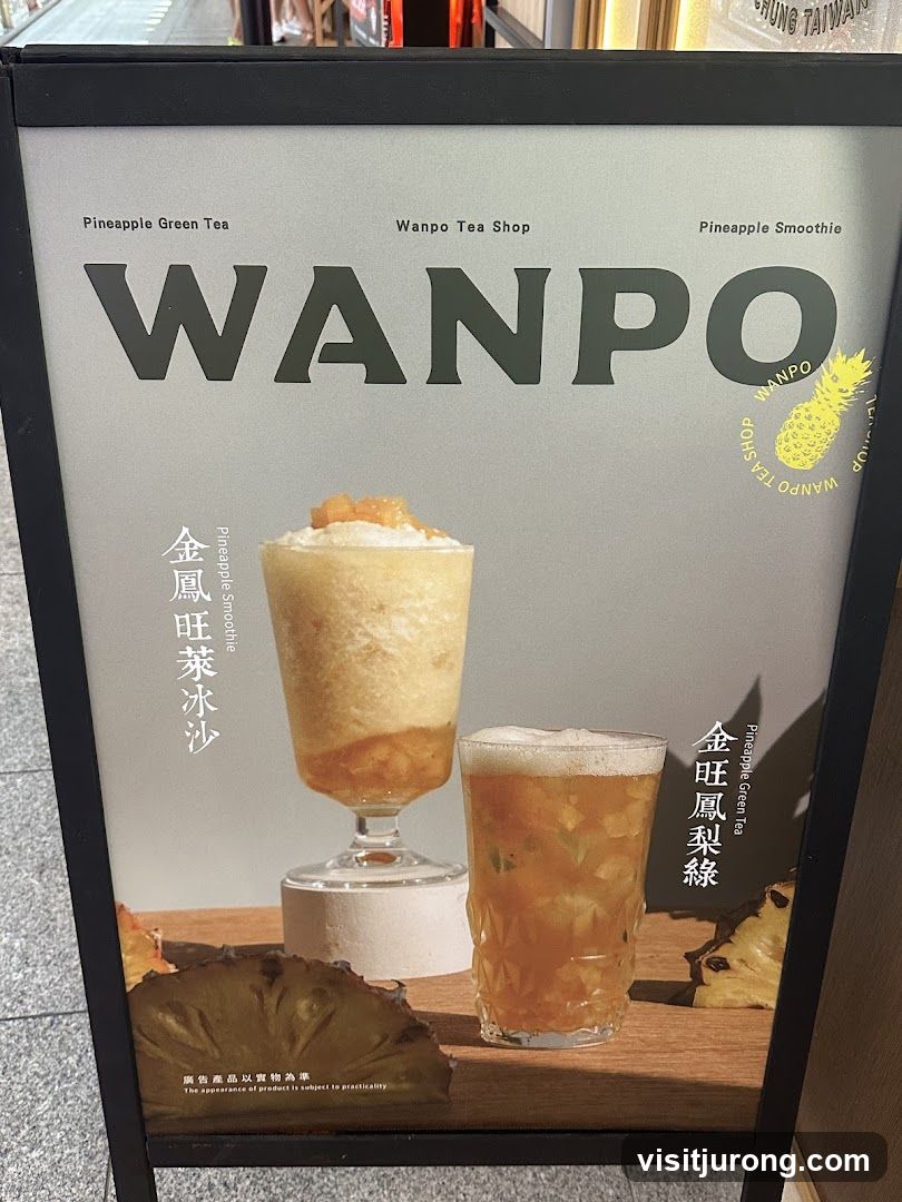 Wanpo Tea Shop Menu