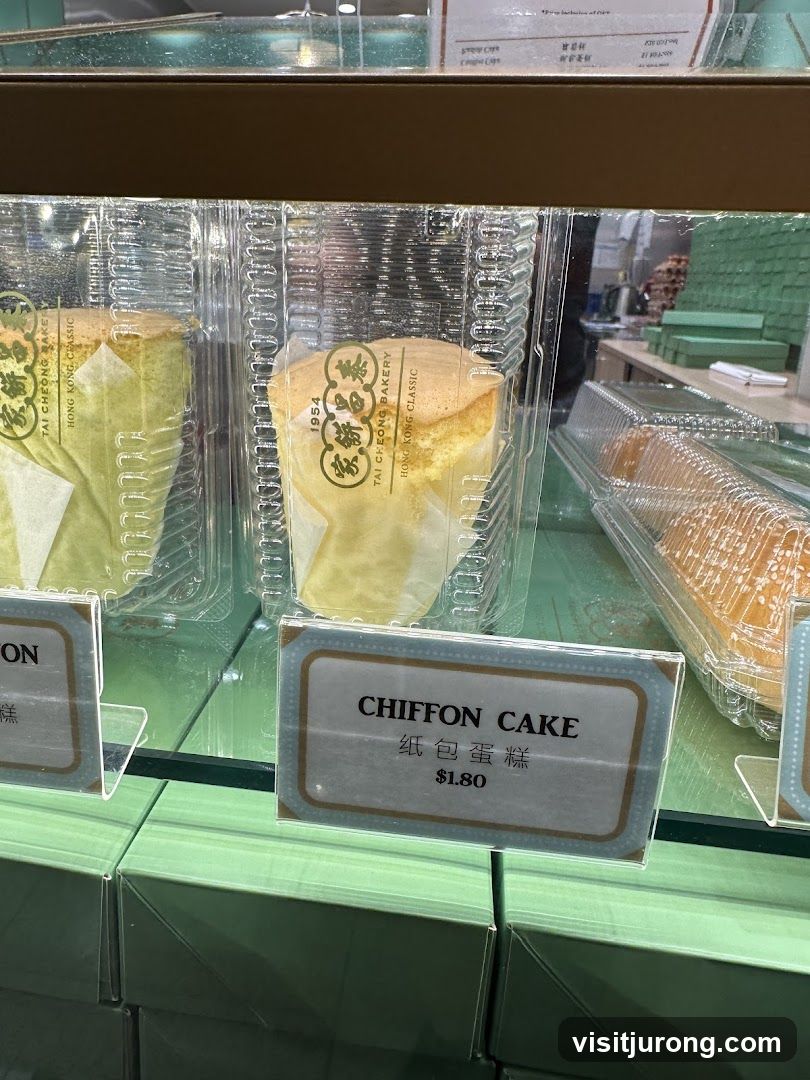 Chiffon Cake Display