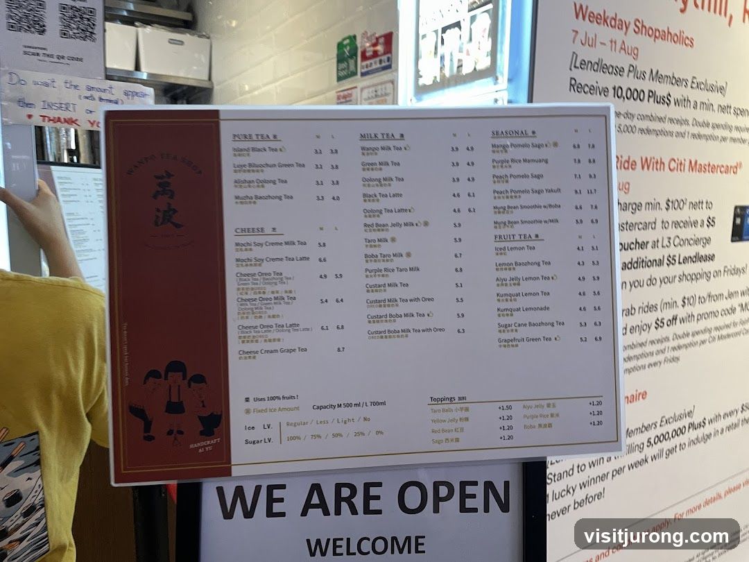 WANPO TEA SHOP Menu