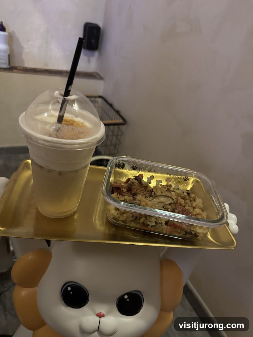 Food and Drink on a Tray
