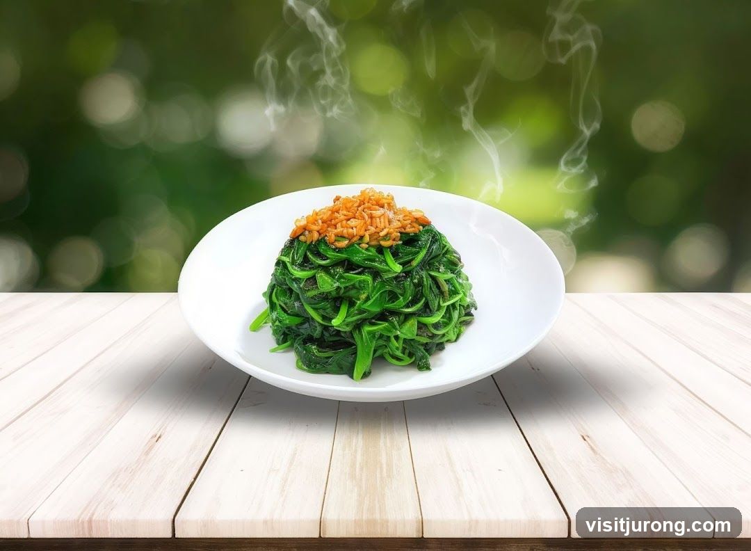 Steamed Greens with Toppings