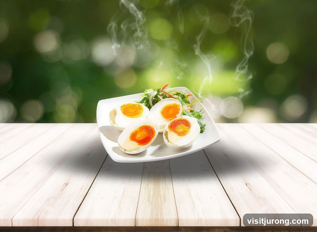 Steamed Salted Eggs