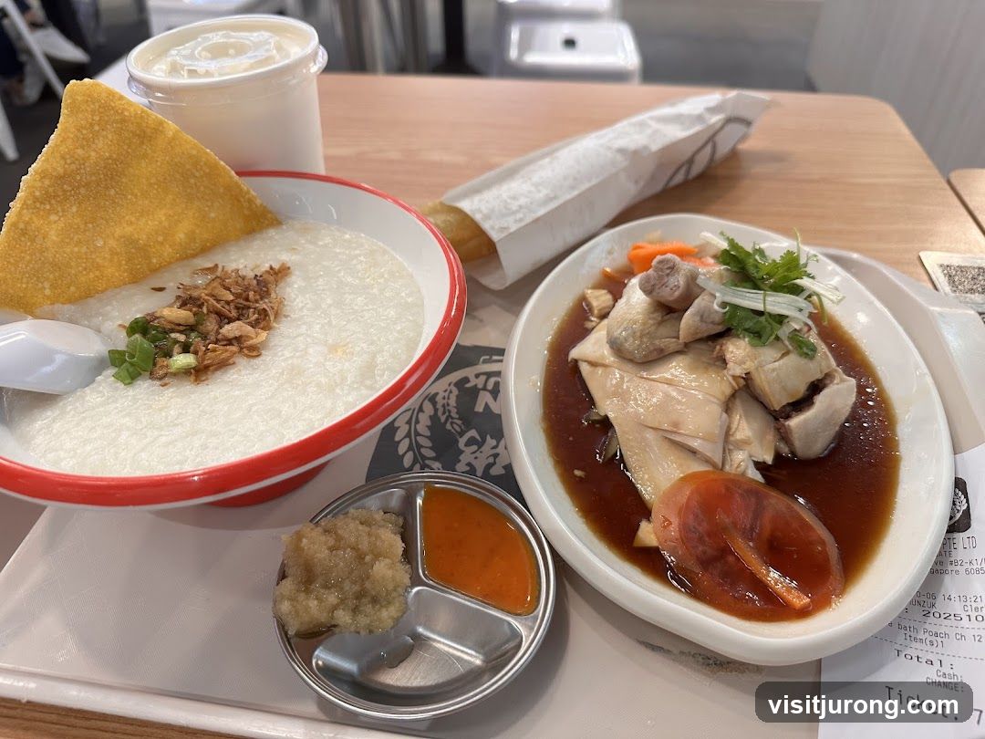 Hainanese Chicken Rice and Congee