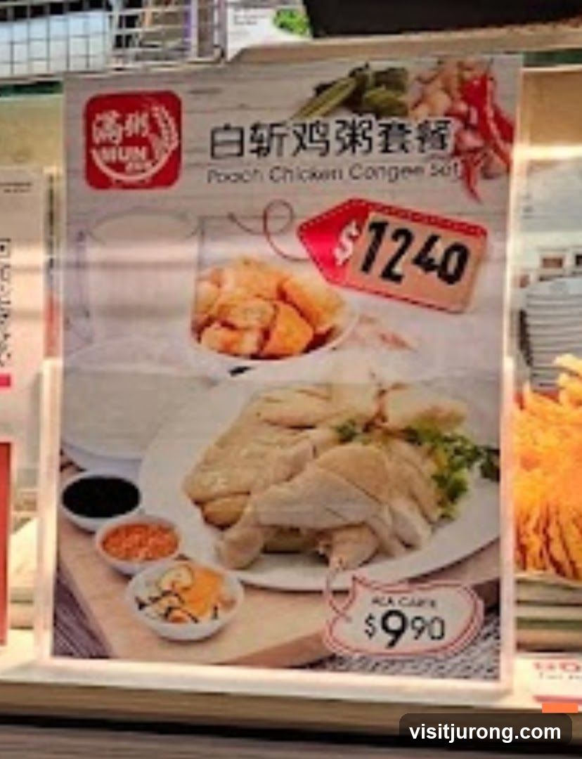 Poached Chicken Congee Set