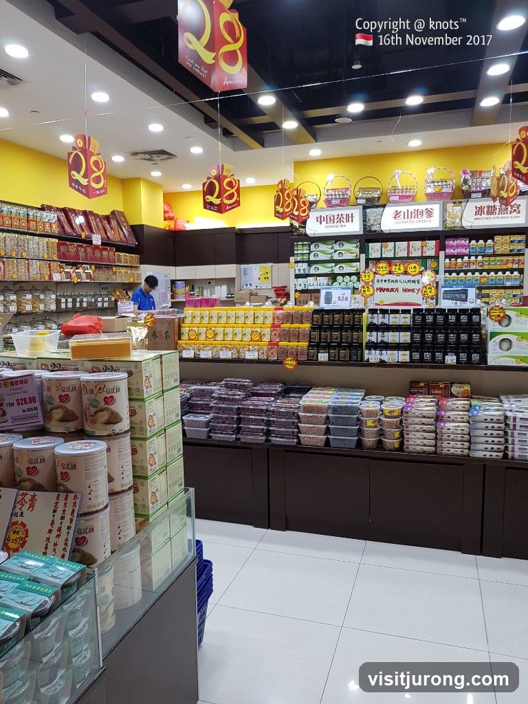 Store Interior with Health Products