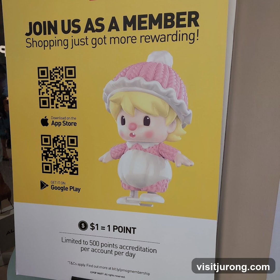 Pop Mart Membership Advertisement