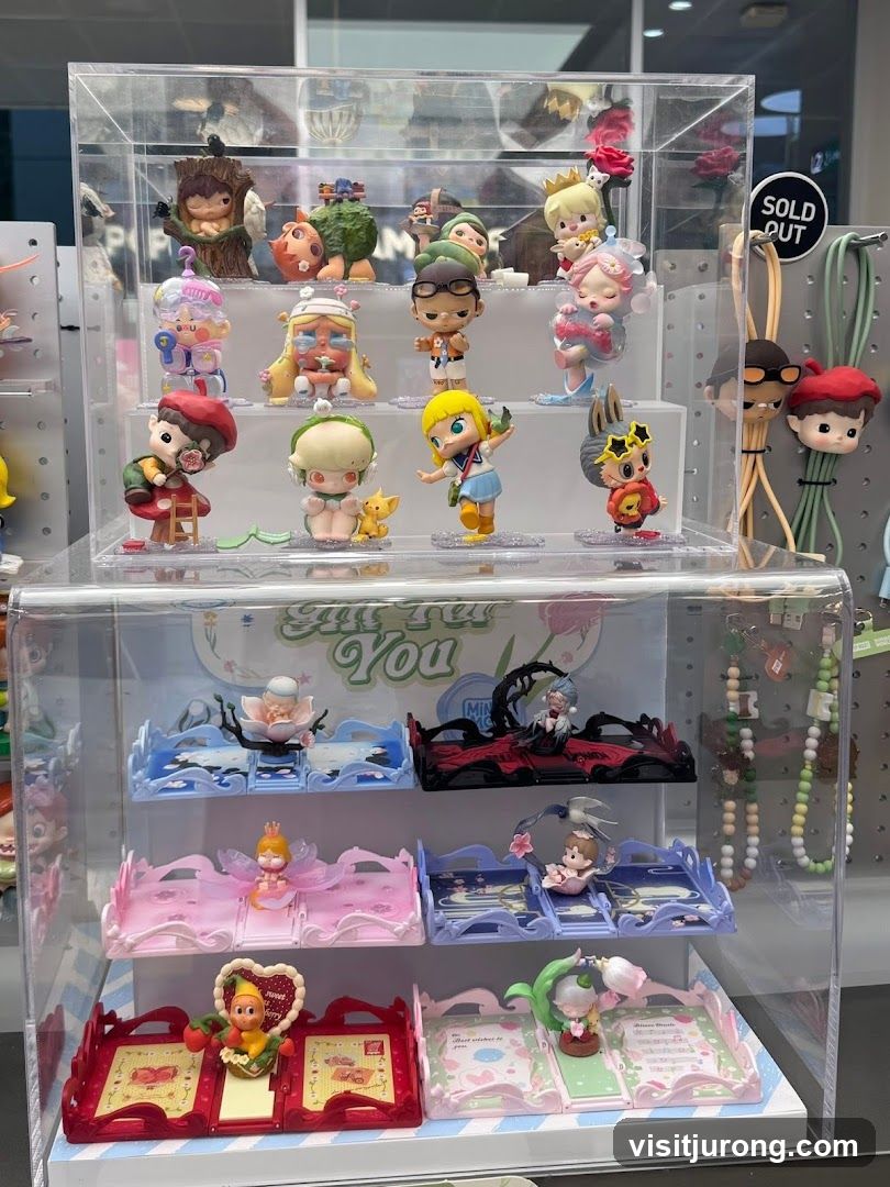 Display of Collectible Figurines