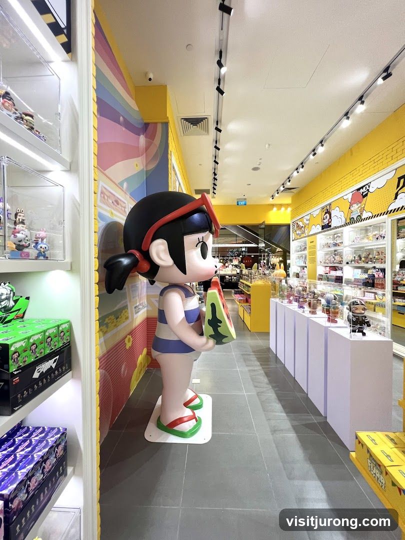 Store Interior with Collectible Figures