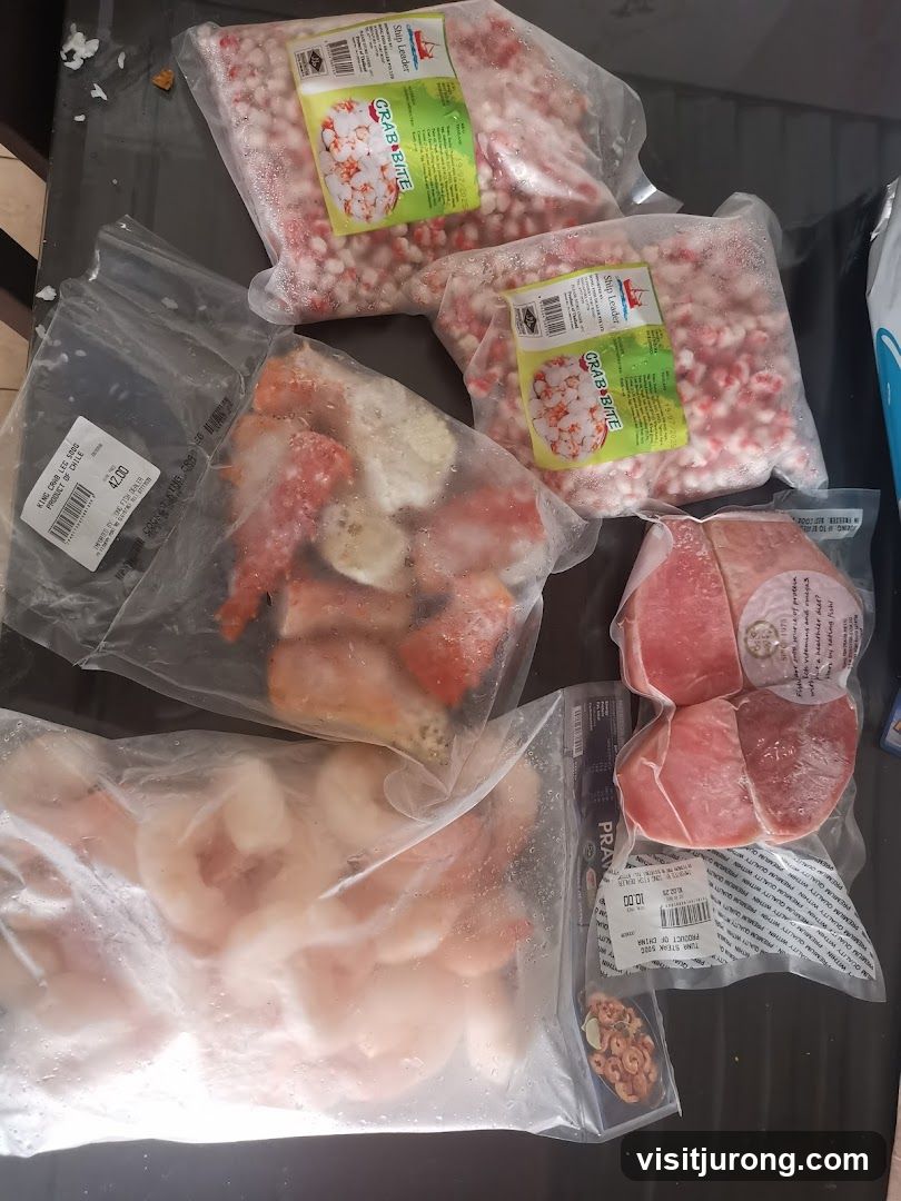 Frozen Seafood and Meat Products