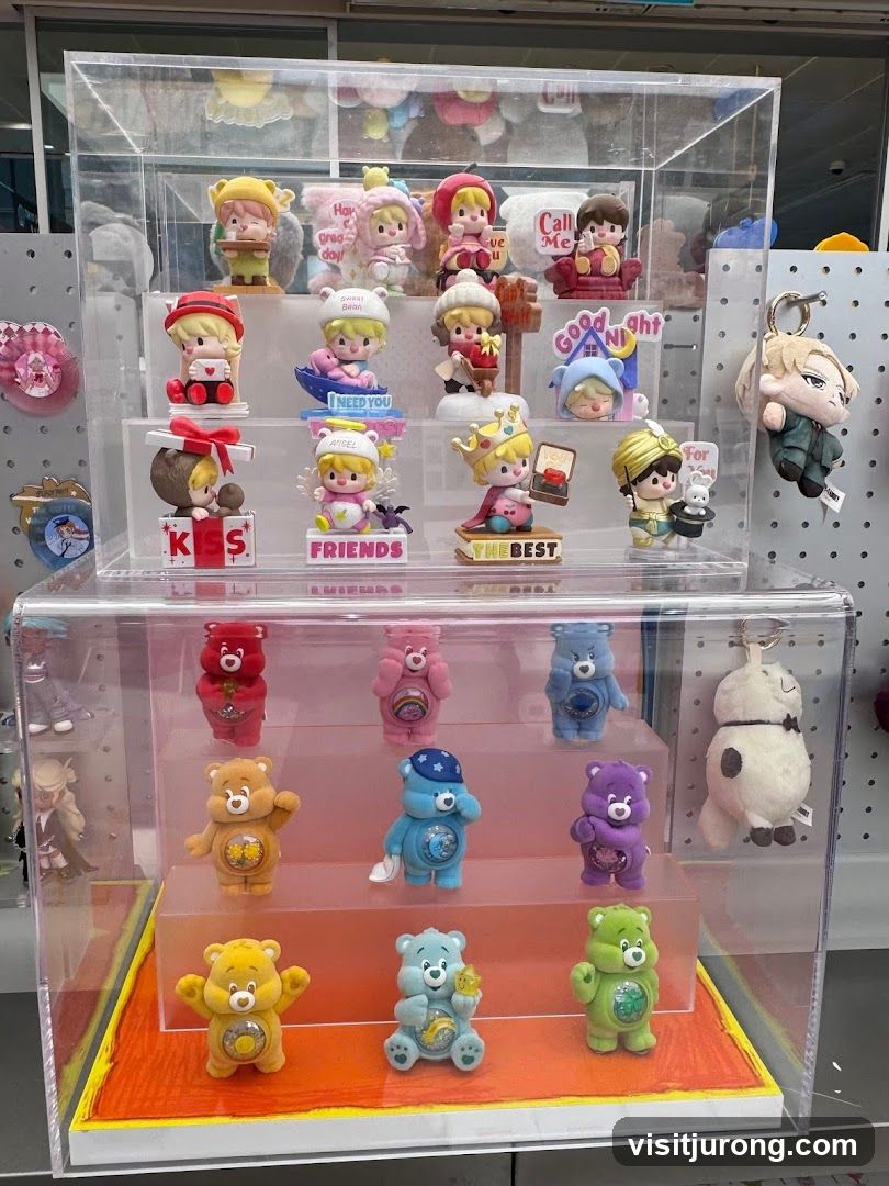 Display of Collectible Figurines