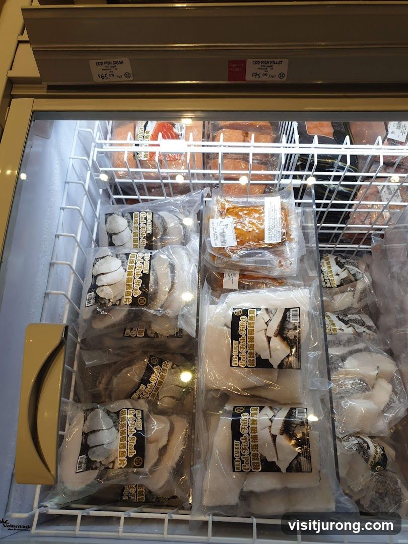 Frozen Fish Display