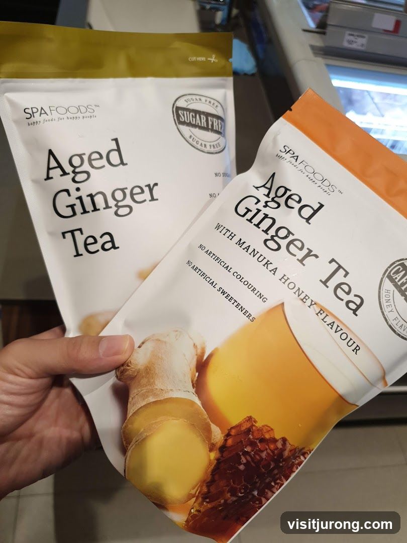 Aged Ginger Tea Packaging
