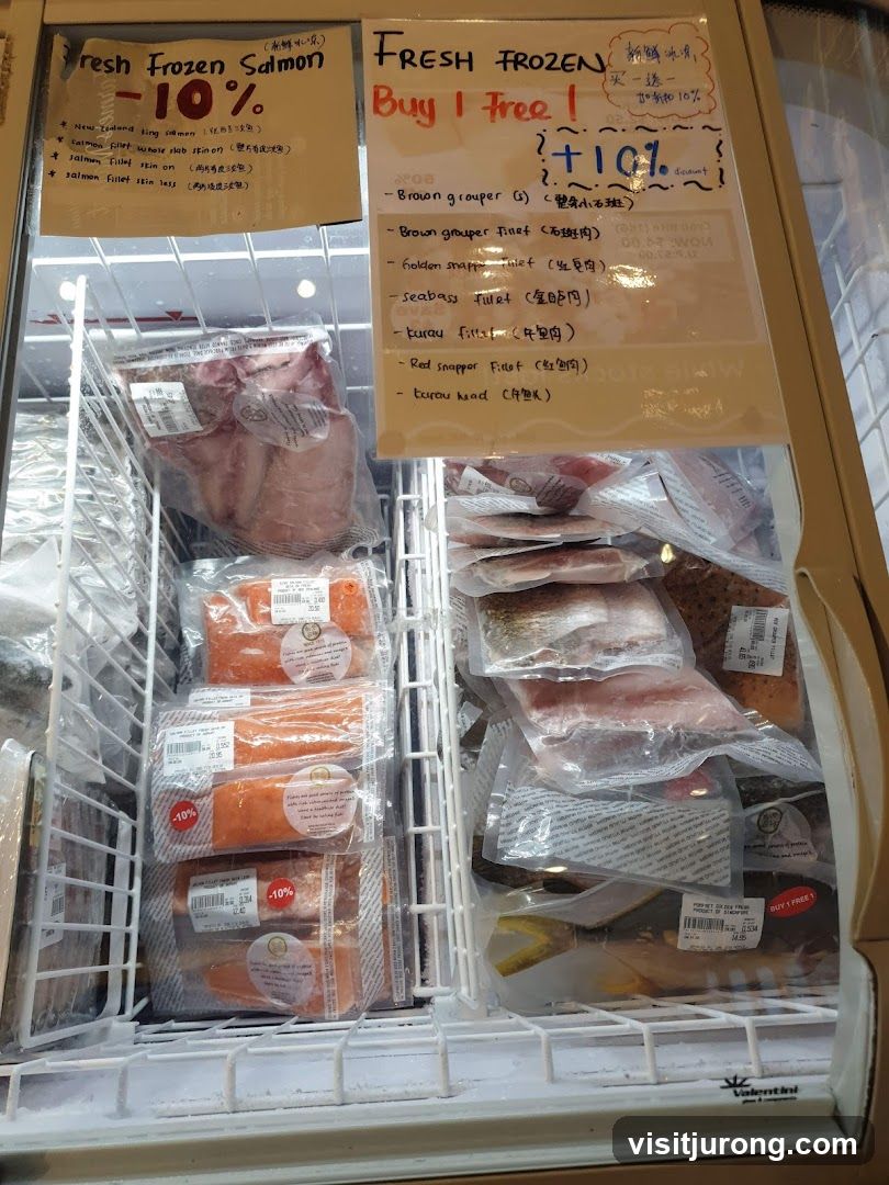 Frozen Fish Display