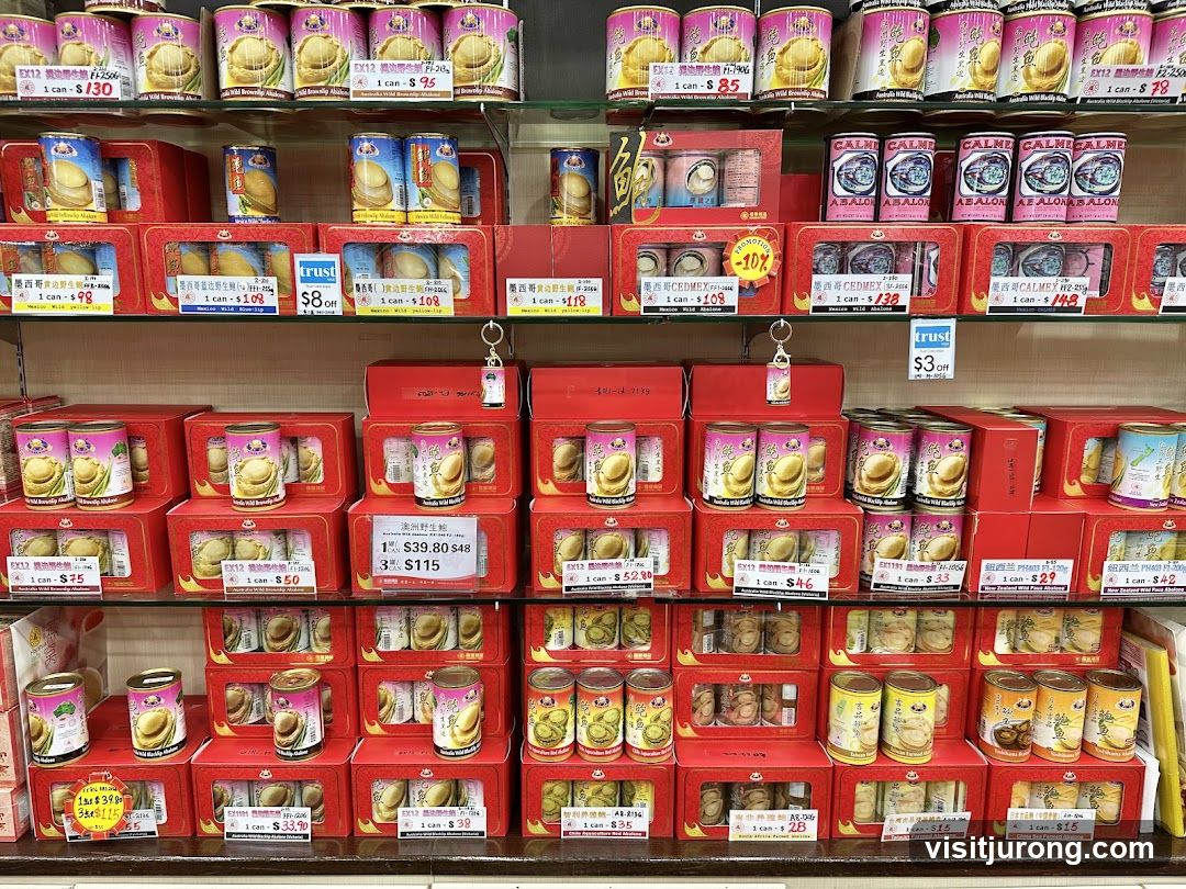 Canned Abalone Display