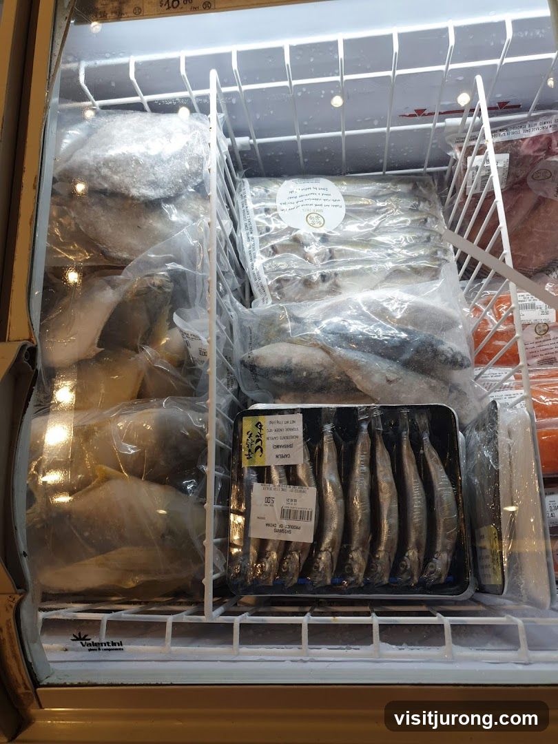 Frozen Fish Display