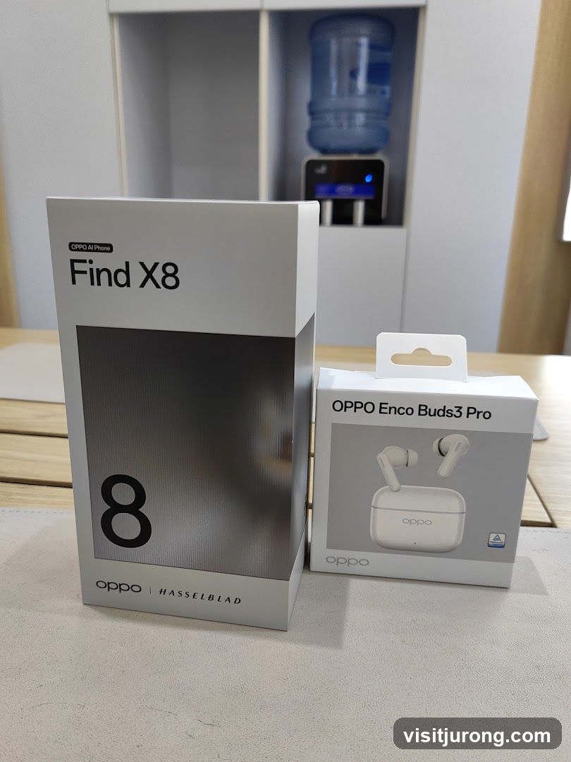 OPPO Find X8 and Enco Buds3 Pro
