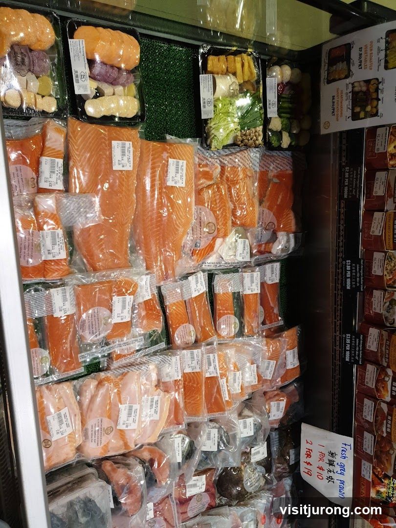 Packaged Seafood and Vegetables
