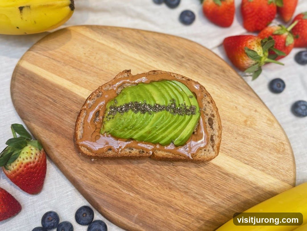 Avocado Toast with Berries and Banana
