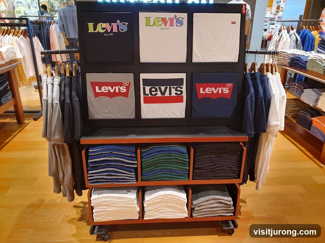 Levi's T-shirt Display