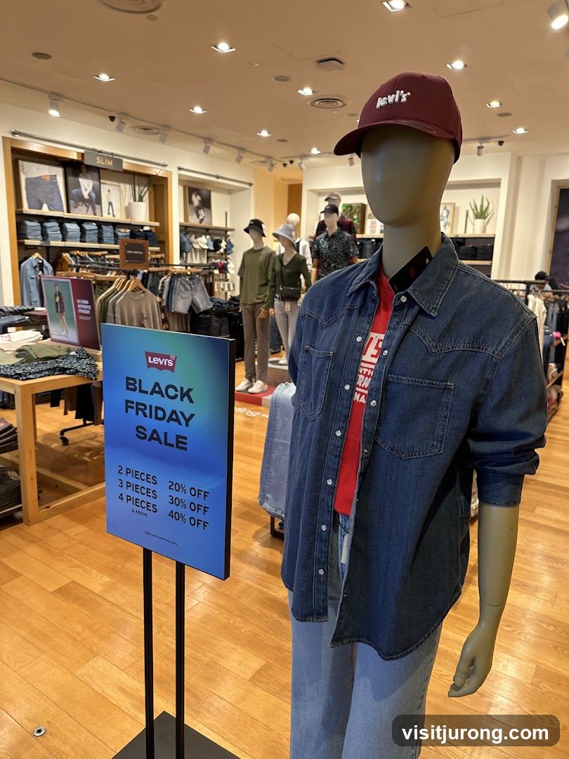 Levi's Black Friday Sale Display