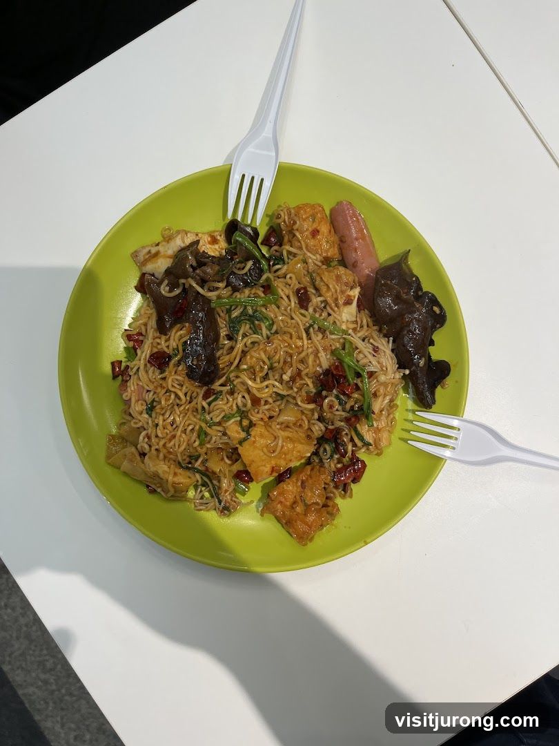 Noodle Dish with Toppings