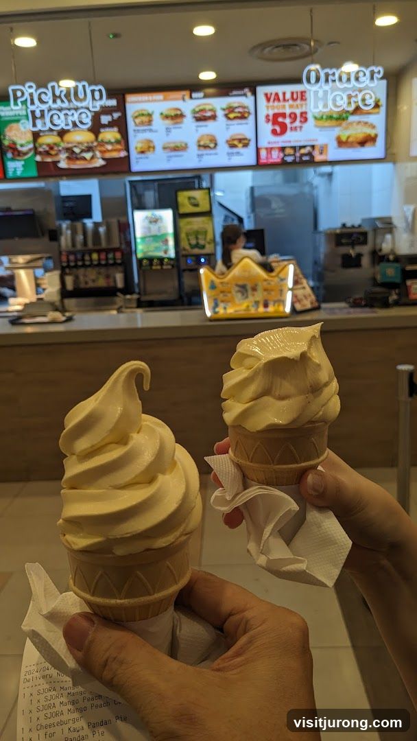 Fast Food Restaurant with Ice Cream Cones