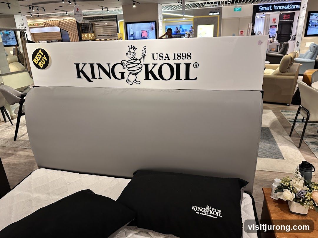 King Koil Mattress Display