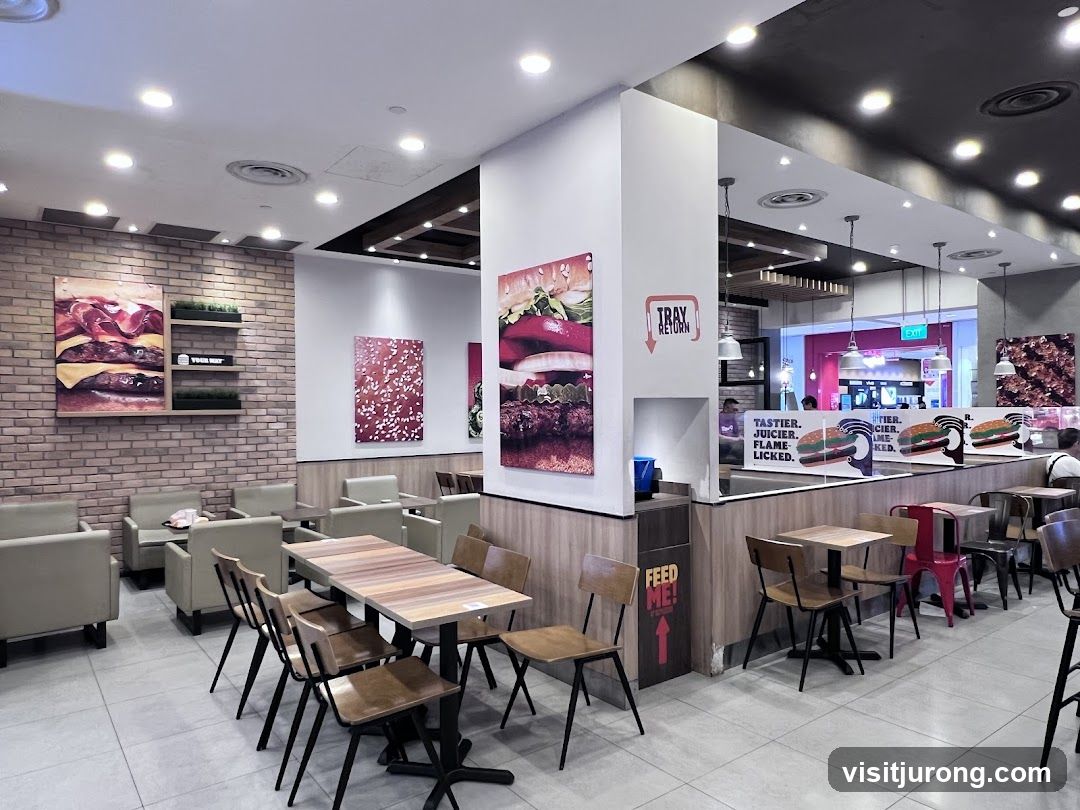 Burger Restaurant Interior