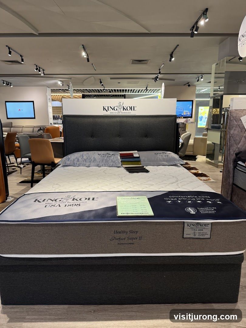 King Koil Mattress Display
