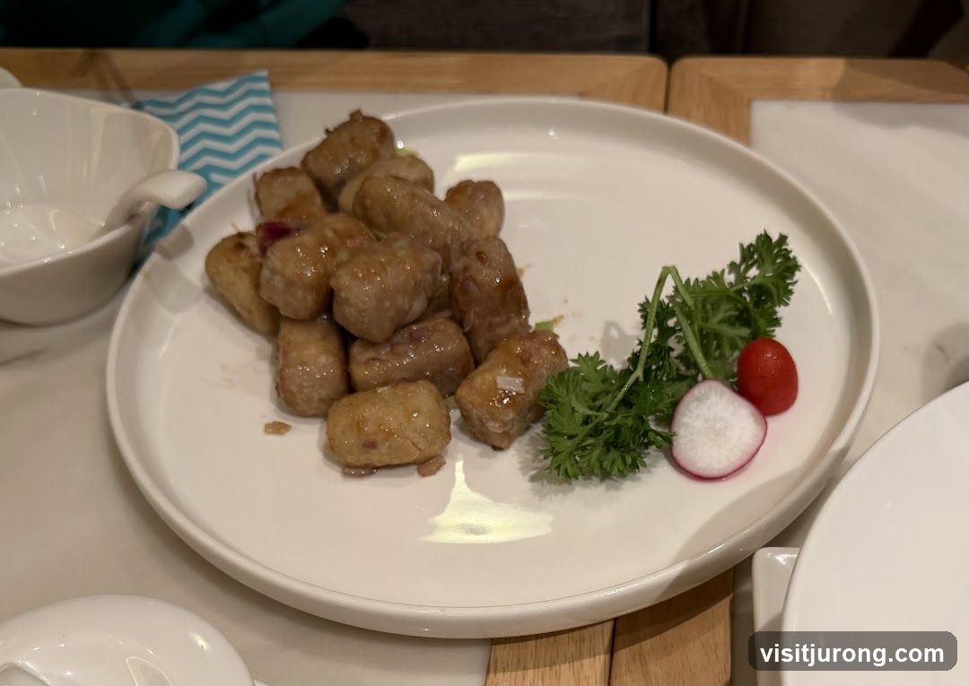 Sausage Bites with Garnish