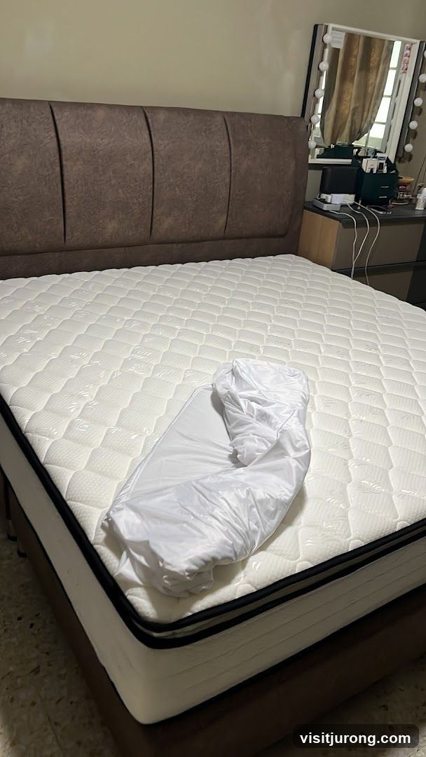 Bedroom with Mattress and Headboard