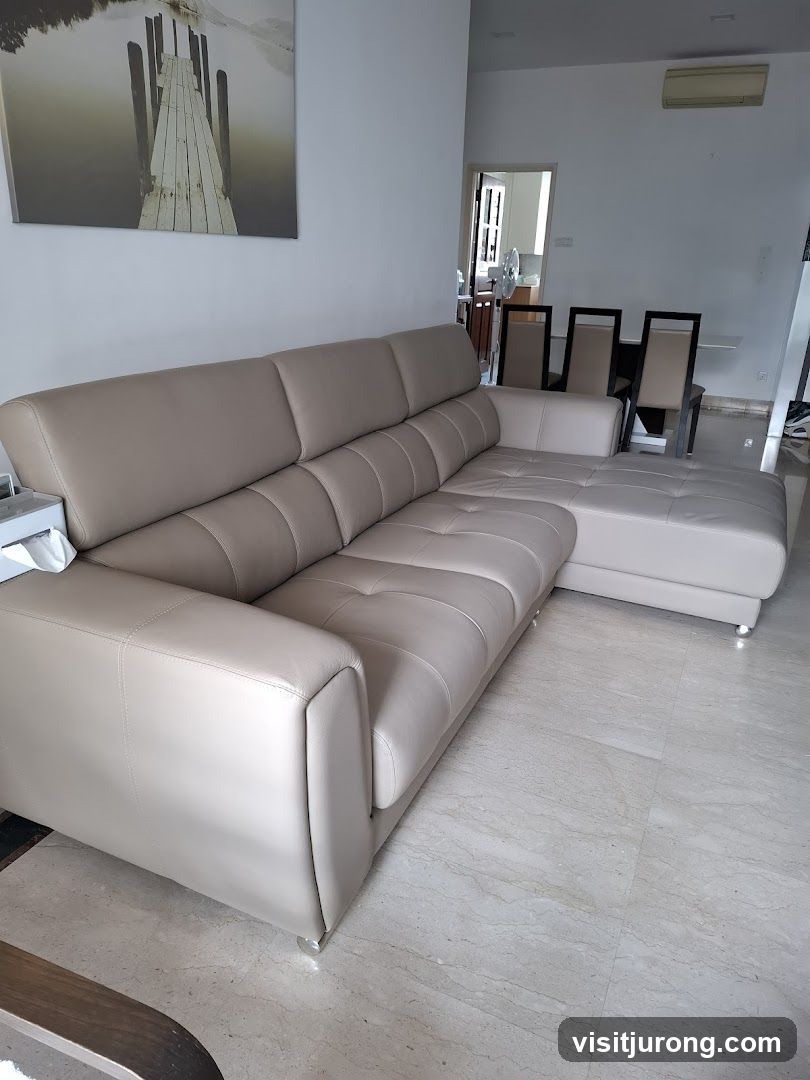 Modern Living Room with Sectional Sofa
