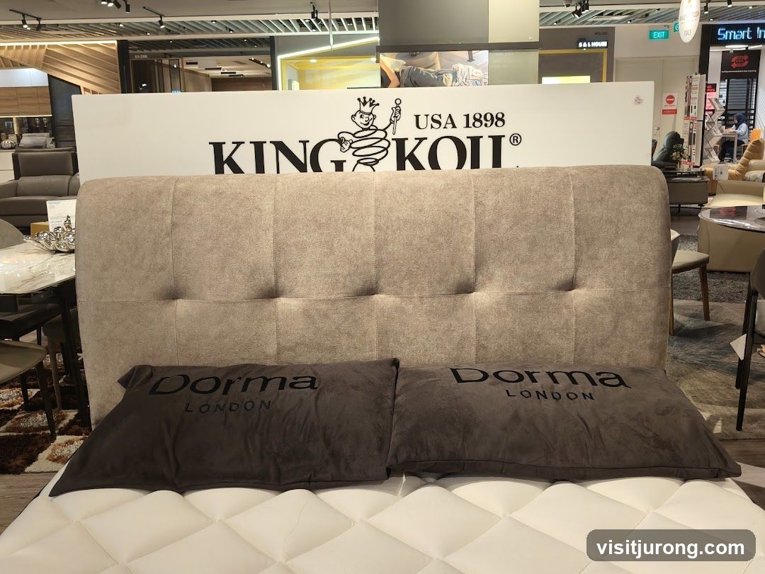 King Koil Bedding Display
