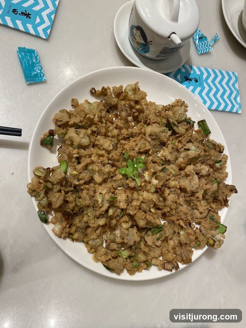 Fried Dish with Scallions