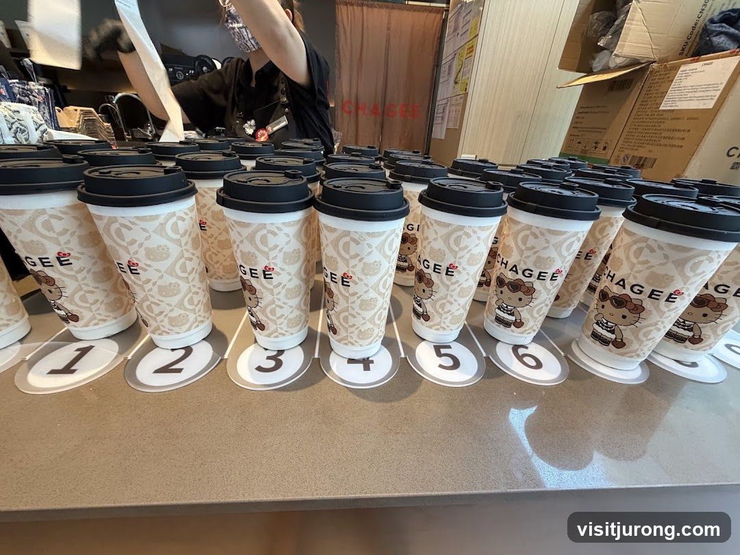 Hello Kitty Themed Coffee Cups