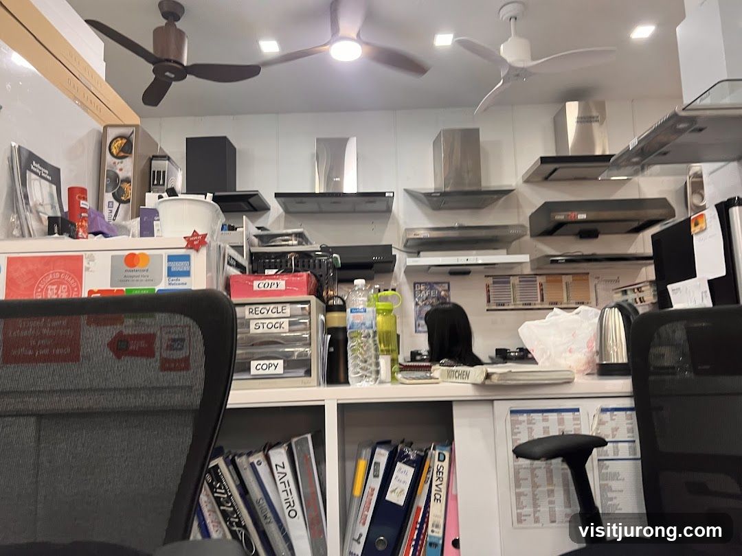 Kitchen Appliance Store Interior