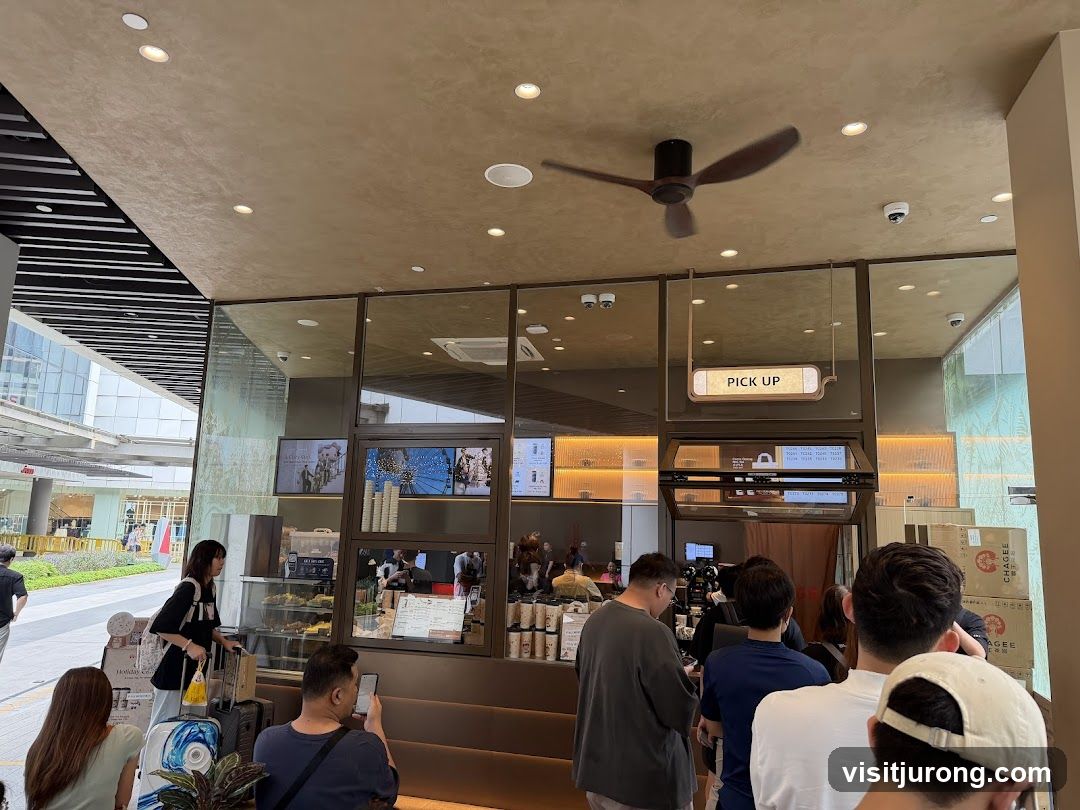 Cafe Interior with Customers
