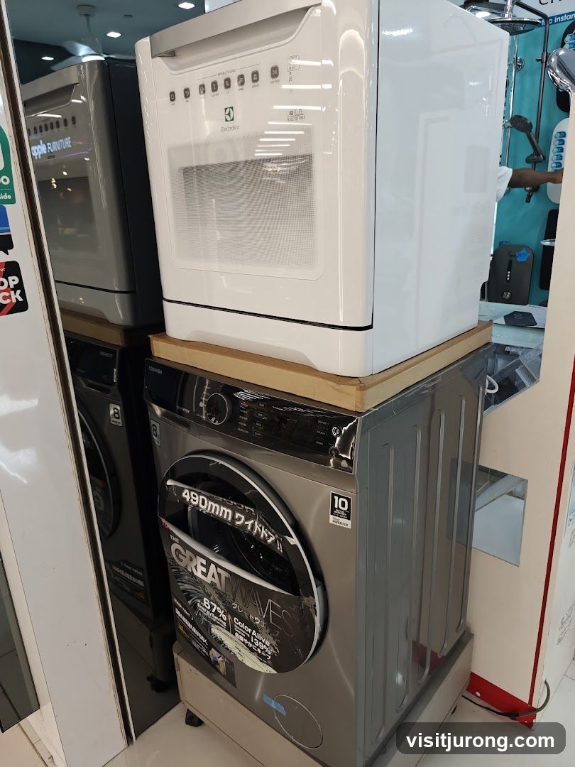 Appliances on display