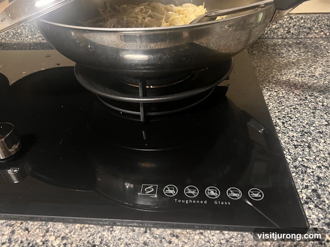 Cooking on a Gas Stove