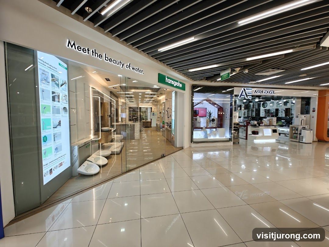 Hansgrohe and Asia Excel Storefronts