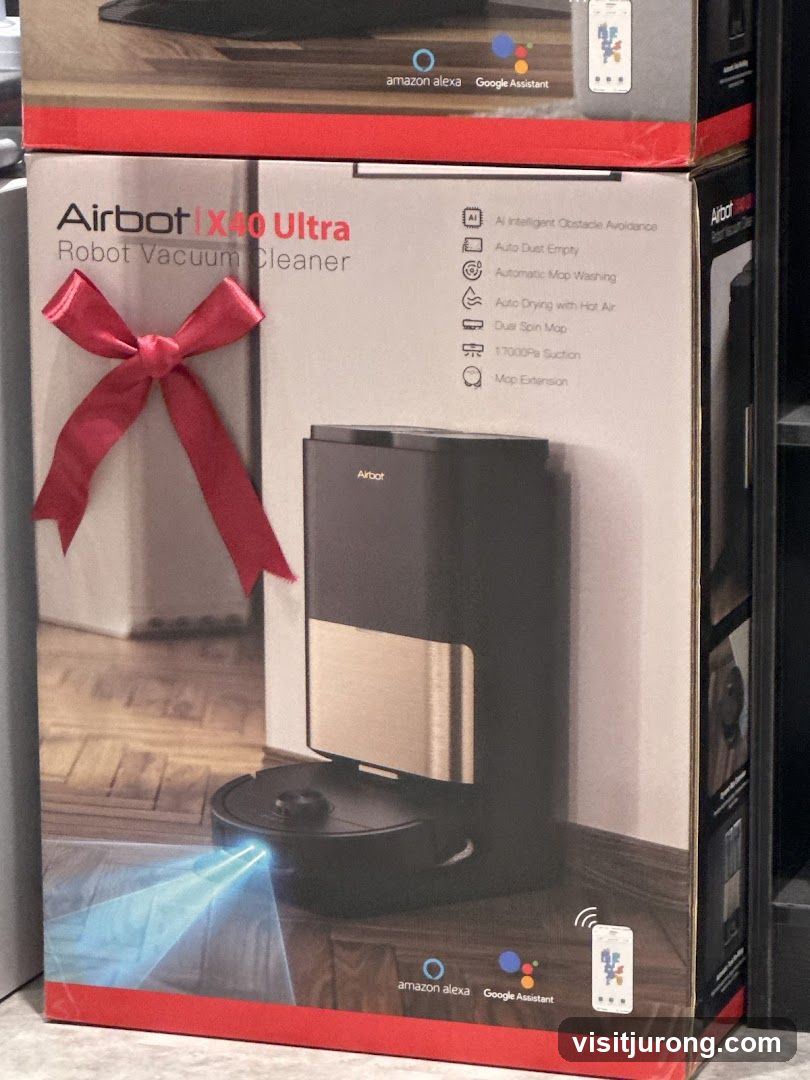 Airbot X10 Ultra Robot Vacuum Cleaner Box