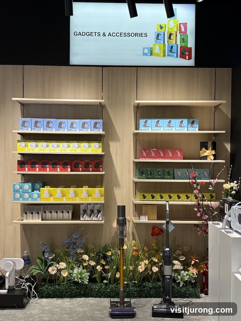Gadgets and Accessories Display