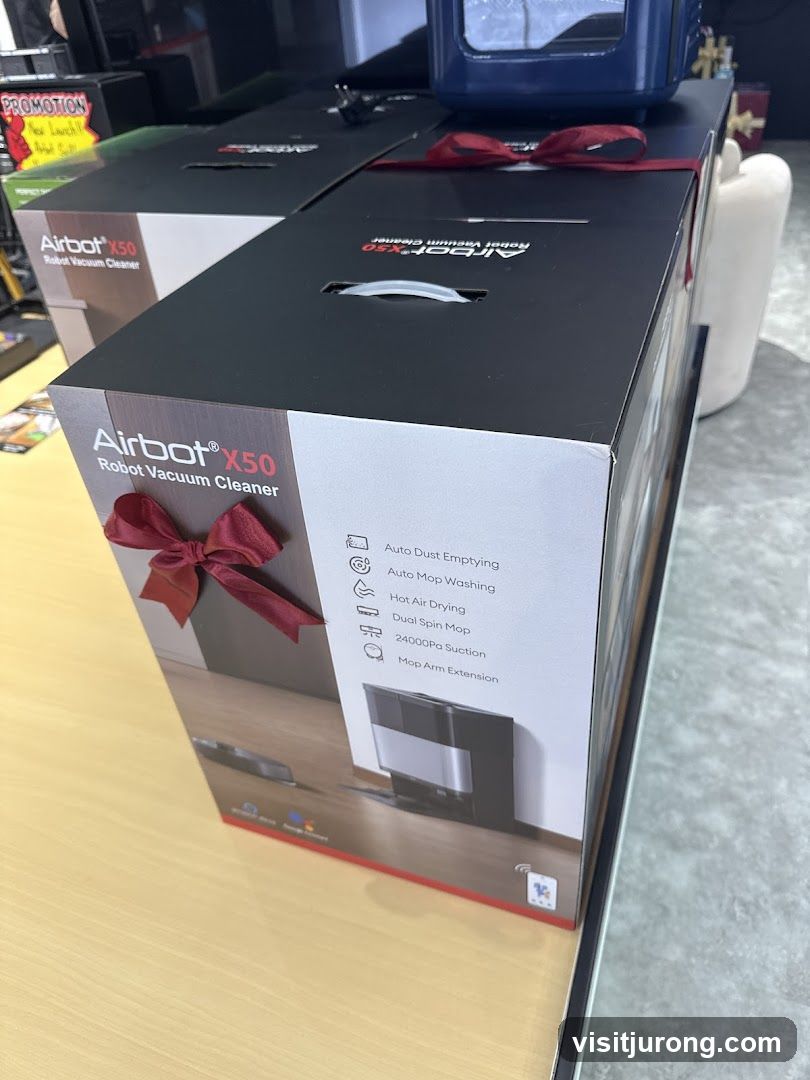 Airbot X50 Robot Vacuum Cleaner Box