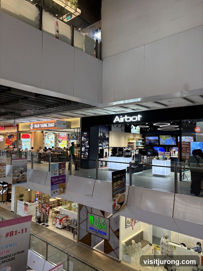 Mall Interior with Shops