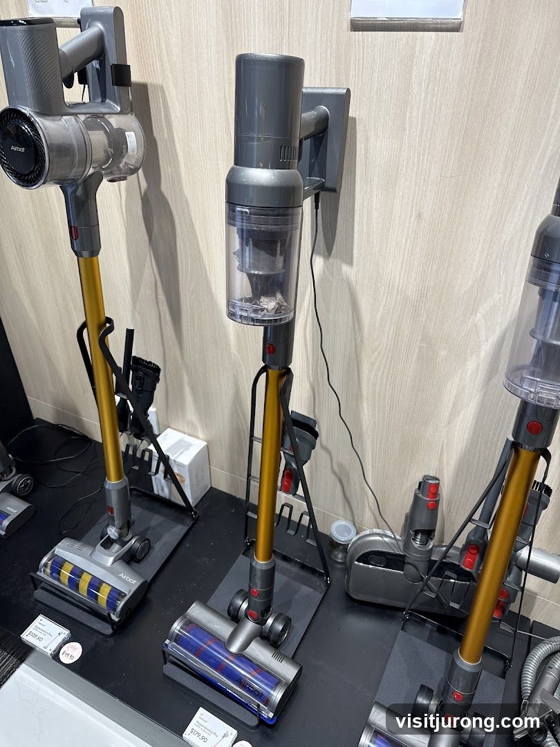 Vacuum Cleaners on Display