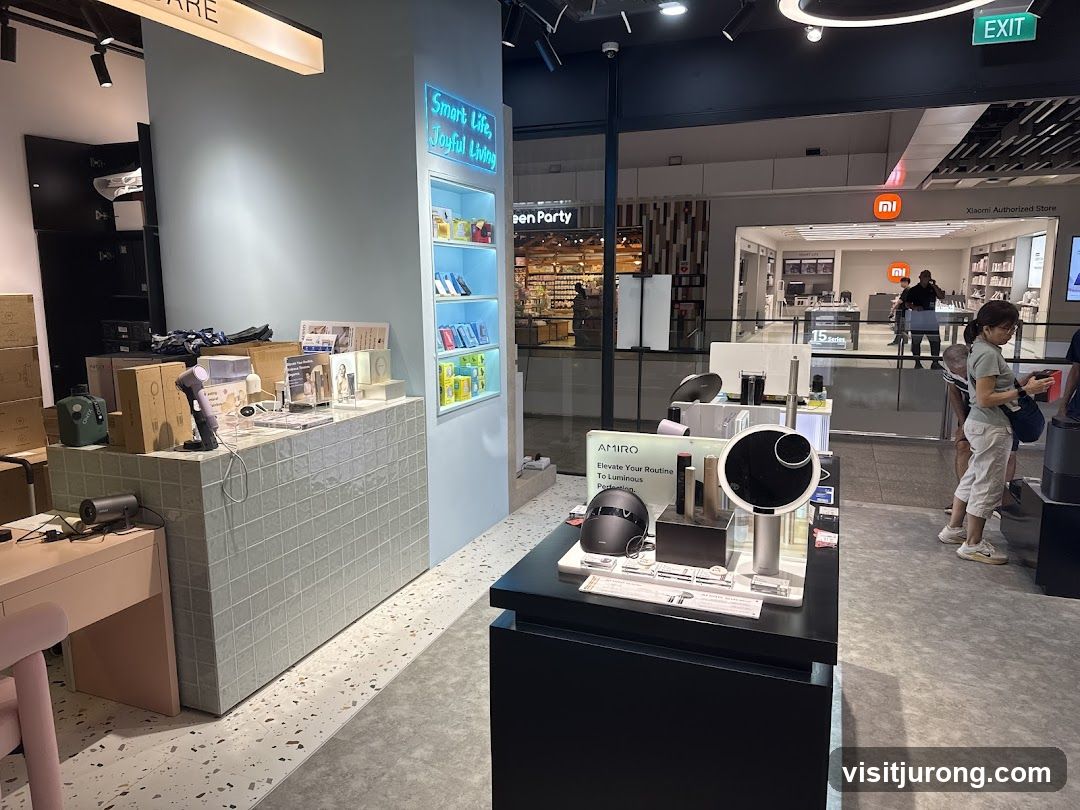 Store Interior with Product Displays