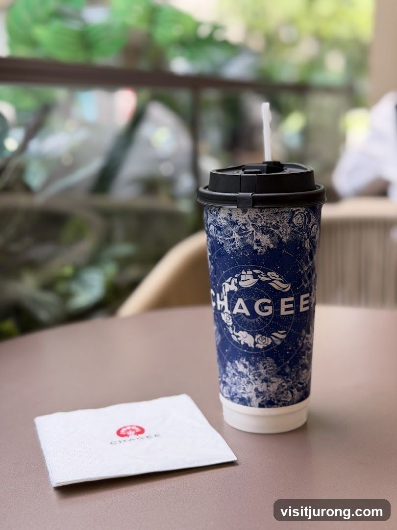 Beverage Cup and Napkin