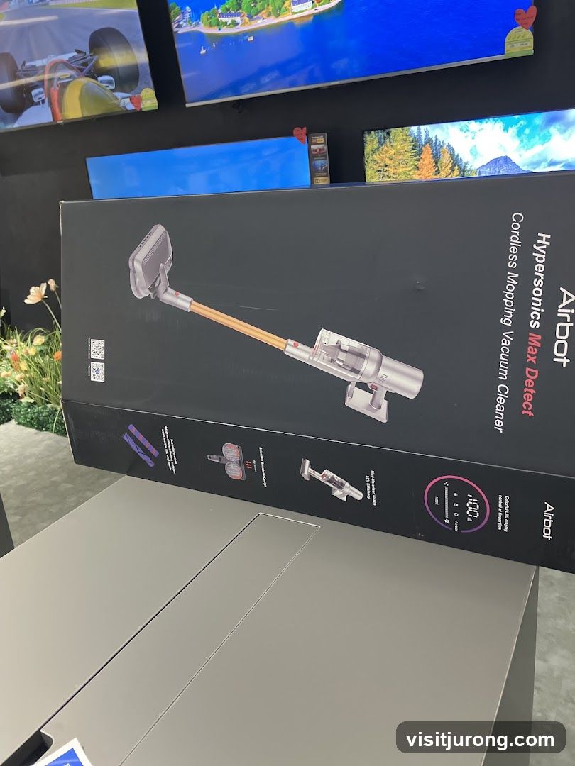 Airbot Hypersonics Max Detect Cordless Mopping Vacuum Cleaner Box
